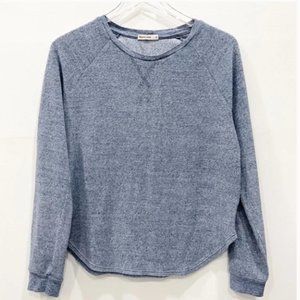 Marine Layer Relaxed Fit Somers Sweatshirt Blue Denim Nep Medium